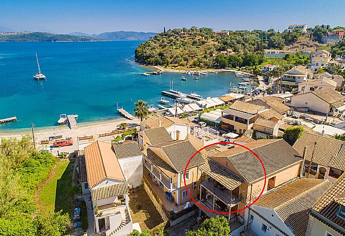 Aerial view of Saint Stephanos showing location of Fay Apartment . - Fay Apartment . (Galería de imágenes) }}