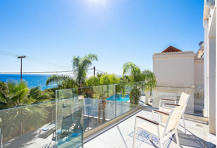 Upper terrace with sea views . - Villa Seahorse . (Photo Gallery) }}