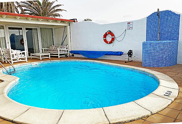 Pool area with beautiful view . - Villa Remos Ocho . (Galleria fotografica) }}