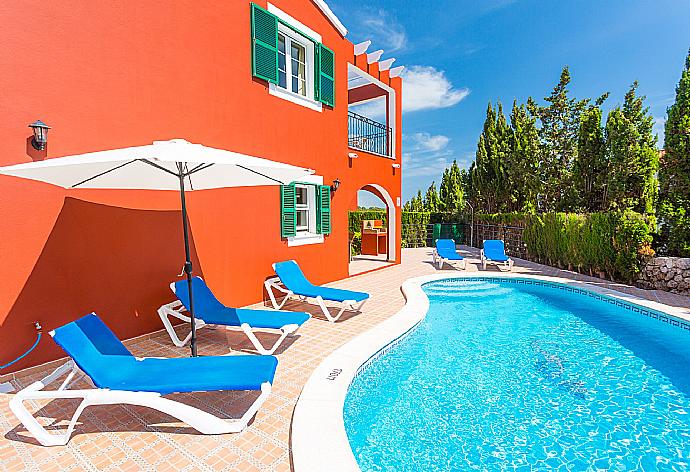 Beautiful villa with private pool and terrace . - Villa Cala Galdana 7 . (Galería de imágenes) }}