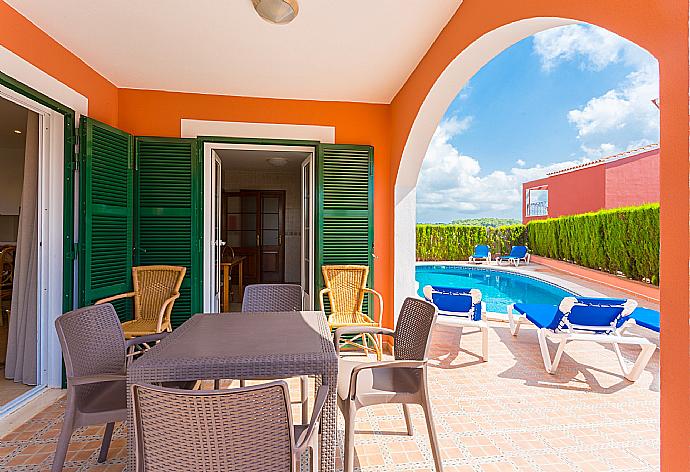 Beautiful villa with private pool and terrace area . - Villa Cala Galdana 8 . (Photo Gallery) }}