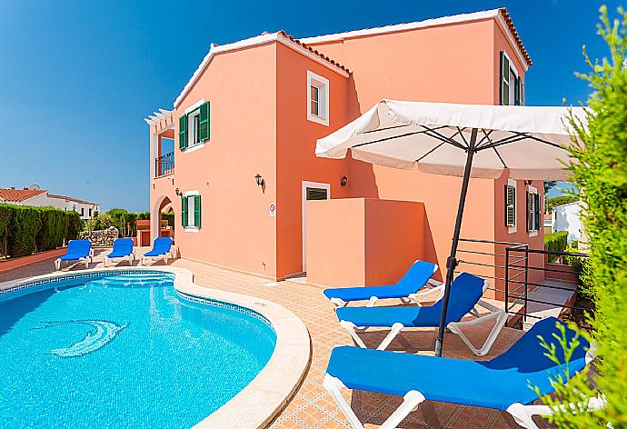 ,Beautiful villa with private pool and terrace . - Villa Cala Galdana 8 . (Galerie de photos) }}