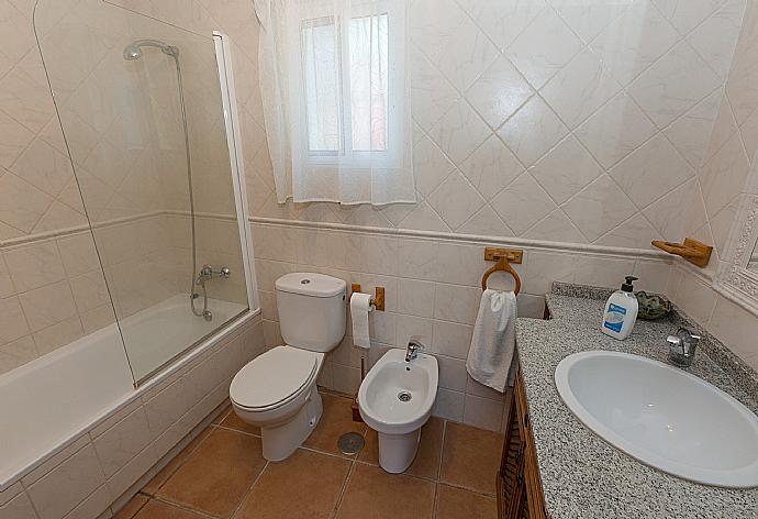 Family bathroom, bath with shower. . - Villa Rosandra . (Photo Gallery) }}