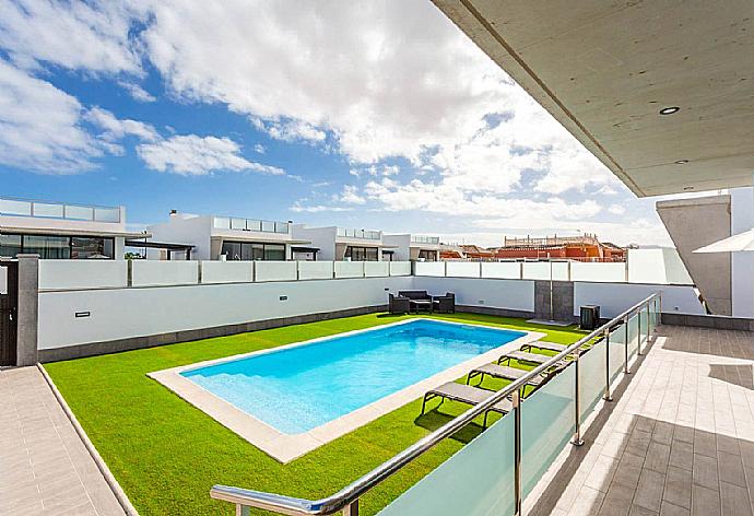 Private pool and terrace . - Villa Dream Seis . (Galleria fotografica) }}