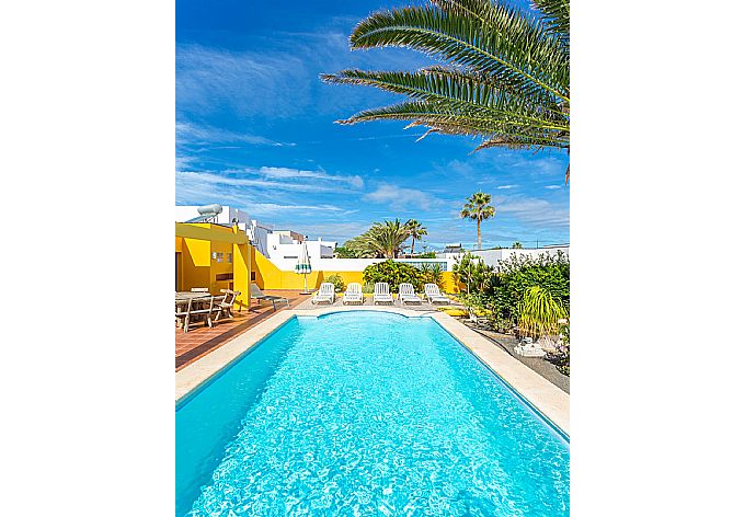 Private pool and terrace . - Villa Mariposa . (Fotogalerie) }}