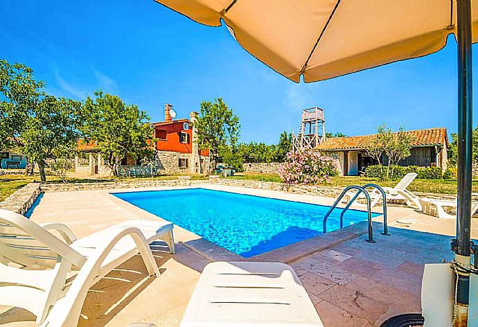 Private swimming pool . - Villa Paradiso . (Photo Gallery) }}