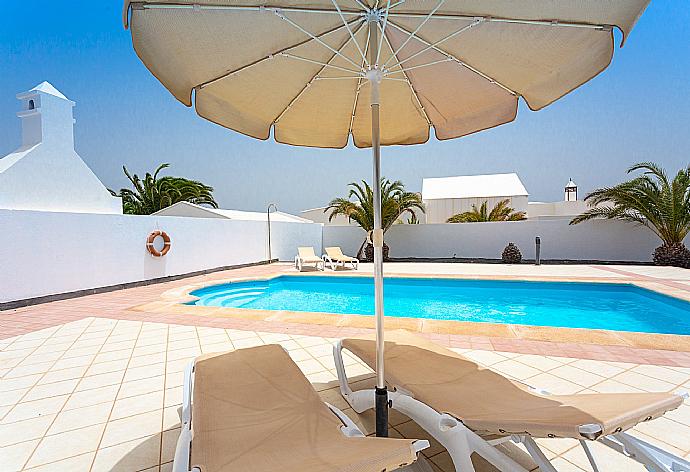 Private pool and terrace . - Villa Dorada . (Photo Gallery) }}