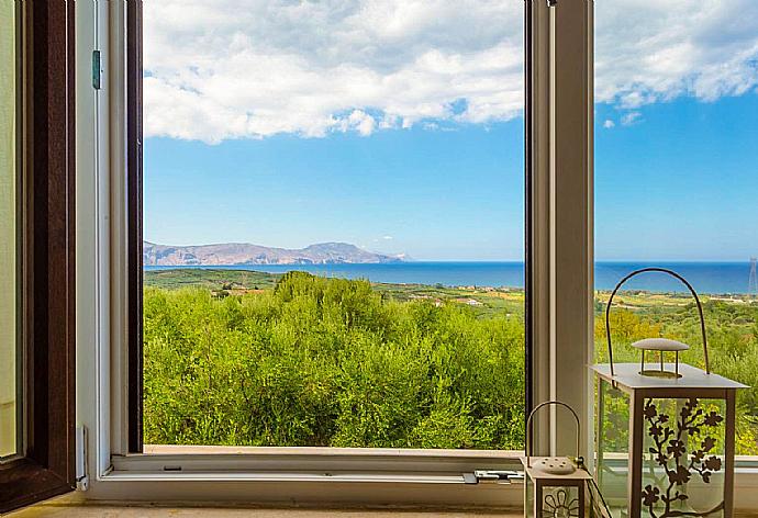 Sea views from bedroom window . - Villa Armi . (Photo Gallery) }}