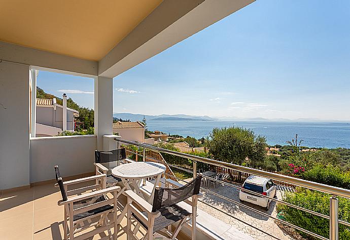 Balcony on first floor with panoramic sea views . - Villa Alya . (Photo Gallery) }}