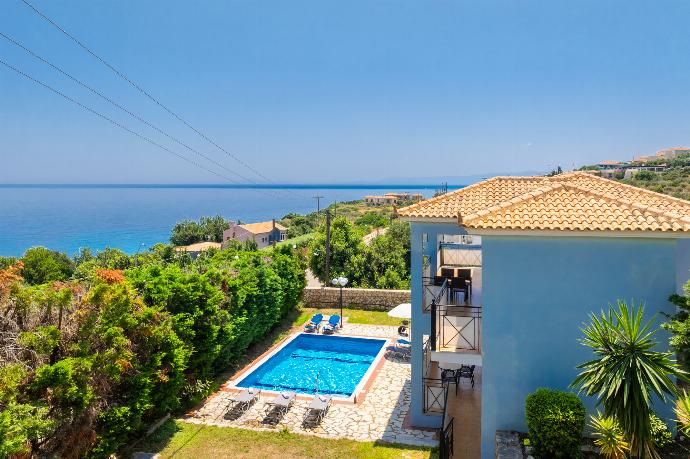 Beautiful villa with private pool and terrace . - Skala Villa Blue . (Photo Gallery) }}