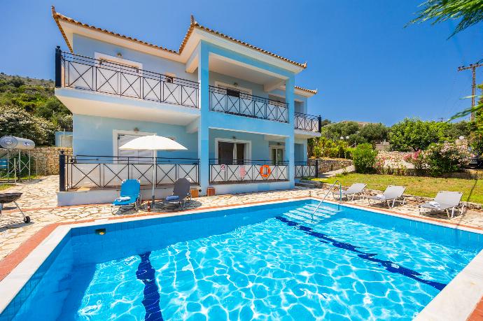 Beautiful villa with private pool and terrace . - Skala Villa Blue . (Photo Gallery) }}