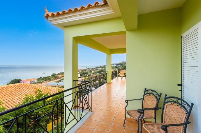 Balcony with sea views . - Skala Villa Green . (Galleria fotografica) }}