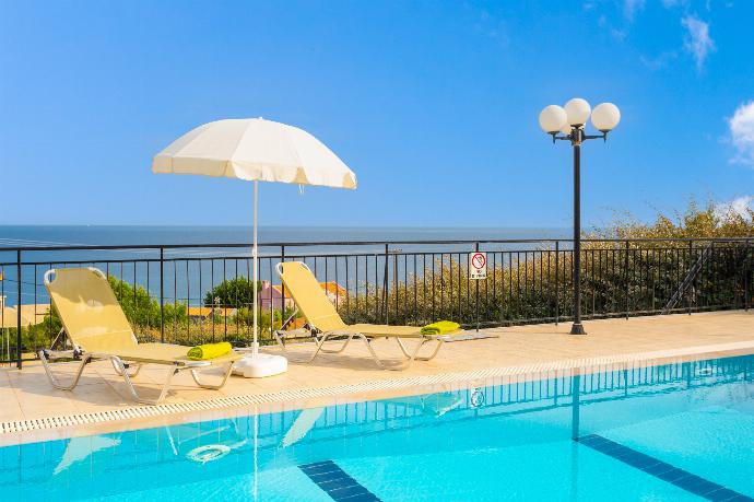 Private pool and terrace with panoramic sea views Skala Villa Green . - Skala Villa Green . (Photo Gallery) }}