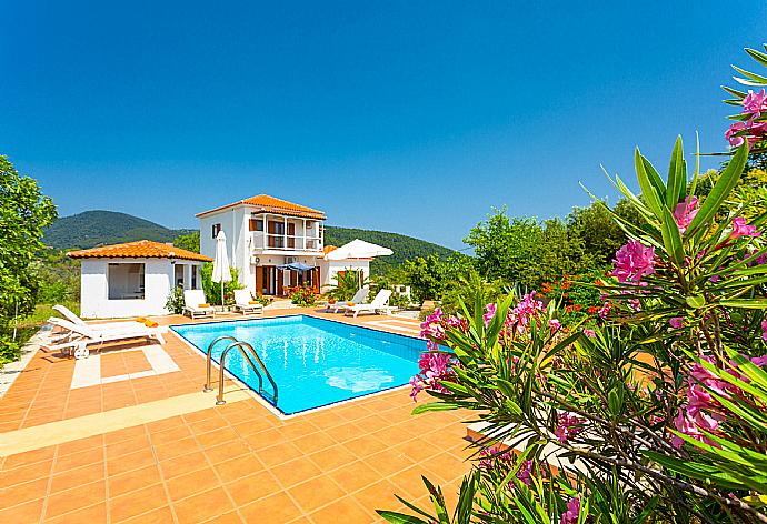 Beautiful villa with private pool and terrace . - Villa Glafki . (Galleria fotografica) }}