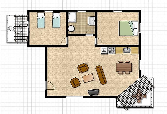 Apartment Floor-Plan . - Defne Apartment . (Галерея фотографий) }}