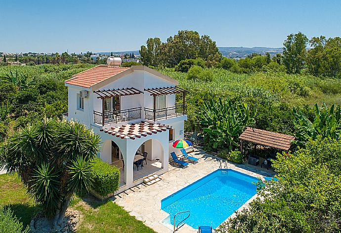 Aerial view of Sun Beach Villa Thio . - Sun Beach Villa Thio . (Galleria fotografica) }}