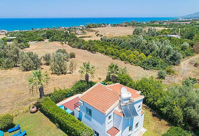Aerial view of Aristotelis . - Villa Aristotelis . (Photo Gallery) }}