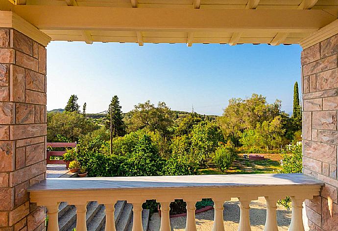 Balcony view . - Villa Psaropouli . (Photo Gallery) }}