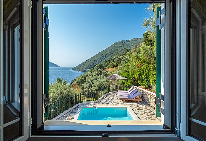 View from bedroom window . - Villa Thalassa . (Photo Gallery) }}