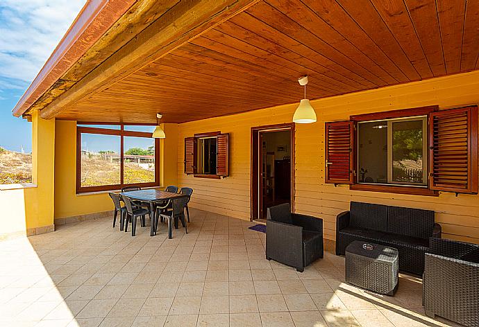 Sheltered terrace . - Dune Sul Mare . (Photo Gallery) }}