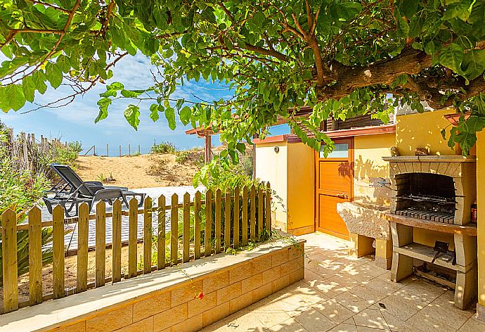 BBQ area . - Villa Dune . (Fotogalerie) }}