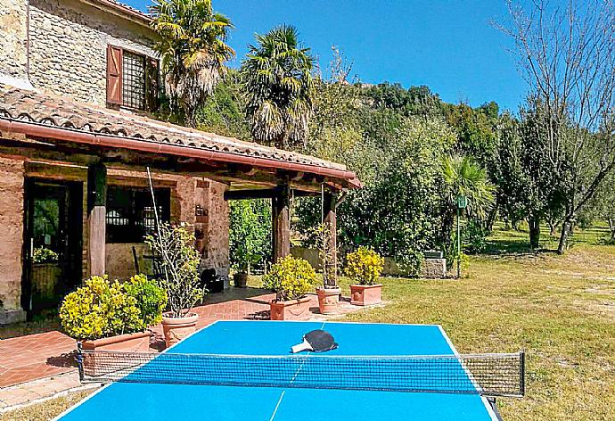 Table tennis . - Villa Casale Terra Farfa . (Photo Gallery) }}