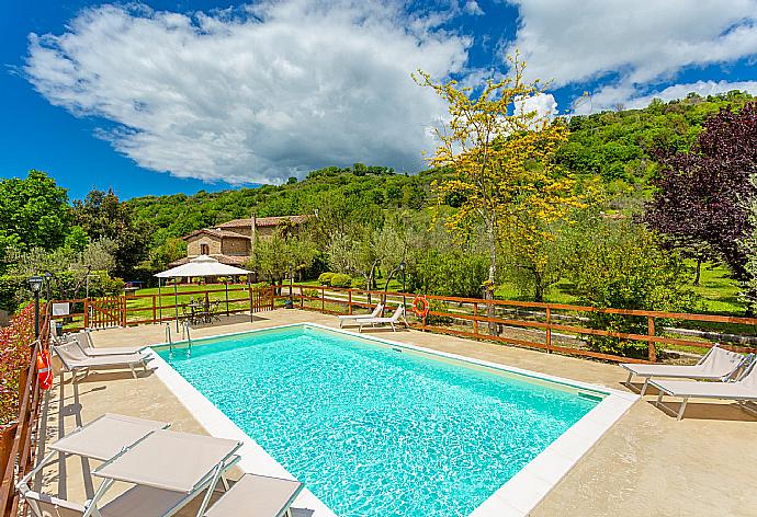 Beautiful villa with private pool and terrace . - Villa Casale Terra Farfa . (Photo Gallery) }}