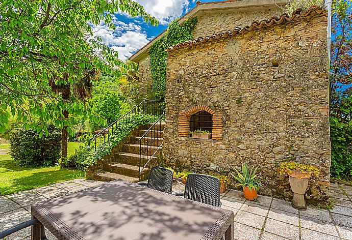 Terrace . - Villa Casale Terra Farfa . (Photo Gallery) }}