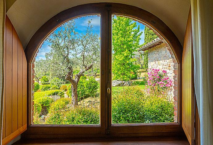 View from bedroom window . - Villa Casale Silvia . (Галерея фотографий) }}