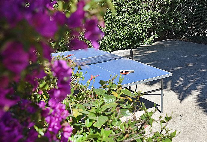 Terrace area with table tennis . - Villa Capricorn . (Photo Gallery) }}