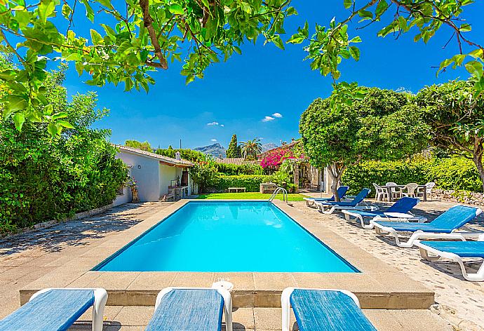 Private pool, terrace, and garden . - Villa La Paz . (Fotogalerie) }}