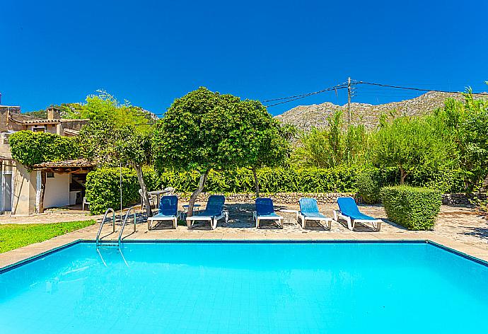 Private pool, terrace, and garden . - Villa La Paz . (Photo Gallery) }}