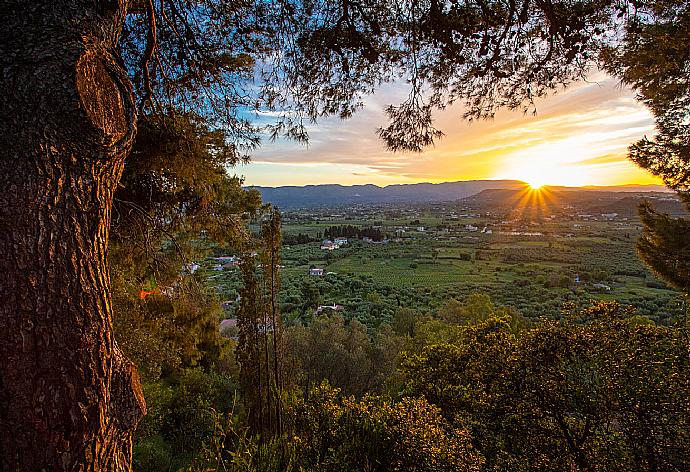 Zakynthos sunset . - Villa Diony . (Photo Gallery) }}