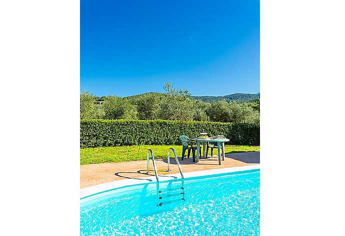 Private pool, terrace, and garden . - Villa Le Balze . (Photo Gallery) }}