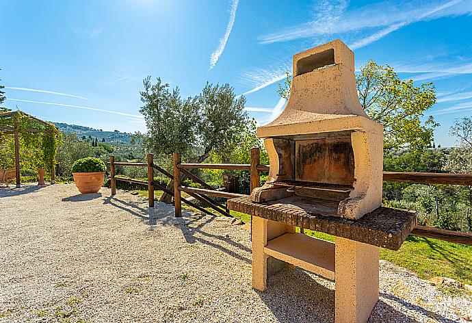 BBQ area . - Villa Le Balze . (Galería de imágenes) }}