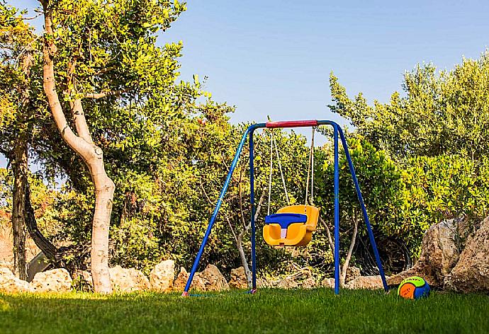 Children playground . - Villa Mediterranean Blue . (Photo Gallery) }}