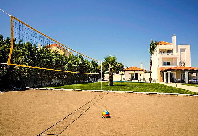 Volleyball court . - Villa Pelagos Blue . (Photo Gallery) }}
