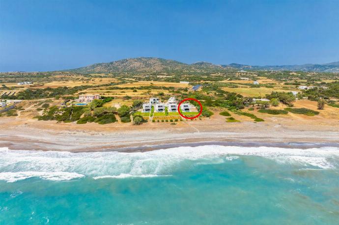 Aerial view showing location of villa . - Villa Lahania . (Photo Gallery) }}