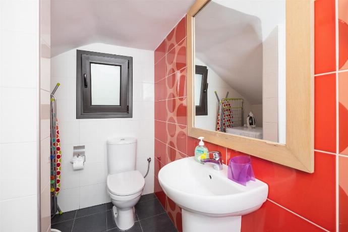 Family bathroom with shower . - Villa Lahania . (Photo Gallery) }}