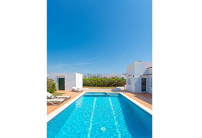 Private pool and terrace . - Villa Mar . (Galerie de photos) }}