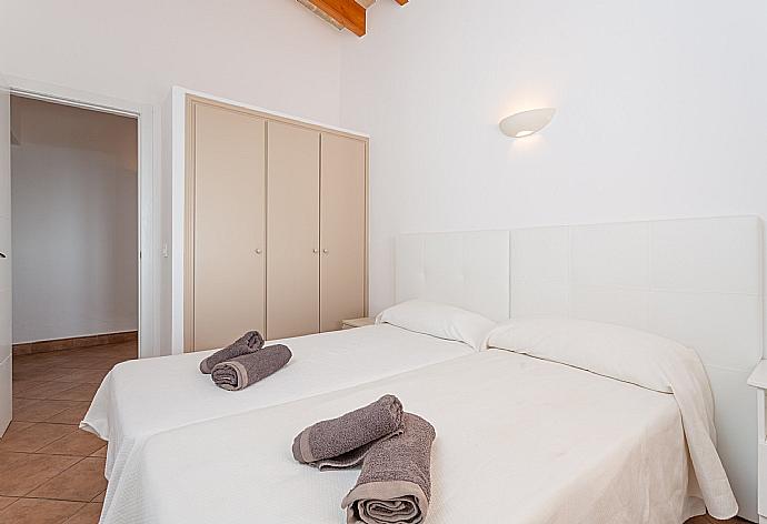 Twin bedroom with A/C and sea views . - Villa Concha . (Photo Gallery) }}