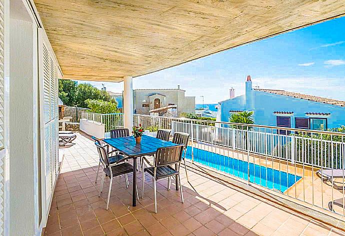 Sheltered terrace area . - Villa Casa Xaloc . (Galería de imágenes) }}