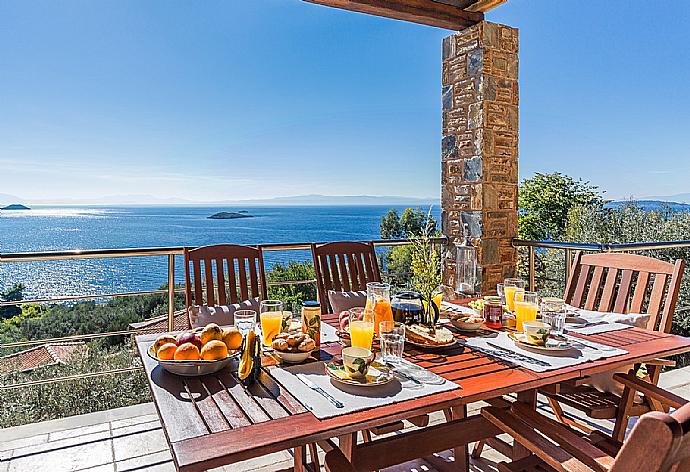 Beautiful view from the terrace  . - Villa Diona . (Photo Gallery) }}