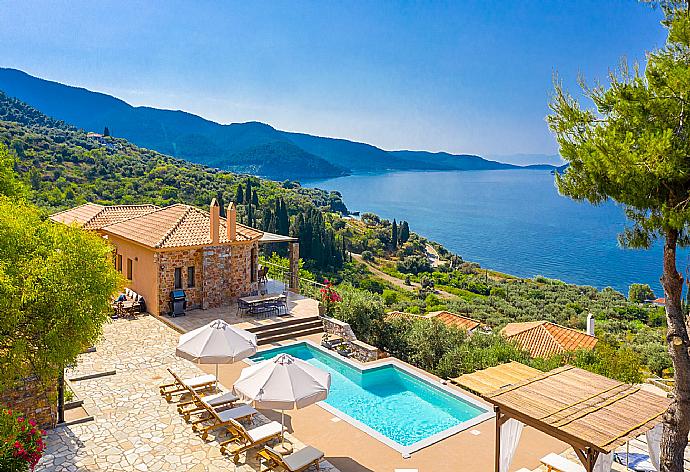 Beautiful villa with private pool and terrace with panoramic sea views . - Villa Diona . (Photo Gallery) }}