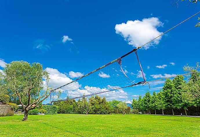 Volleyball net in garden . - Villa Rossa . (Photo Gallery) }}