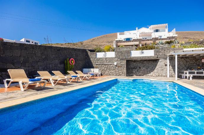 Beautiful villa with private pool, terraces, and garden with panoramic sea views . - Villa Oasis de Asomada . (Photo Gallery) }}
