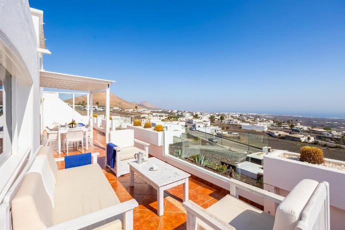 Unit 3: terrace area with panoramic sea views . - Villa Oasis de Asomada . (Photo Gallery) }}