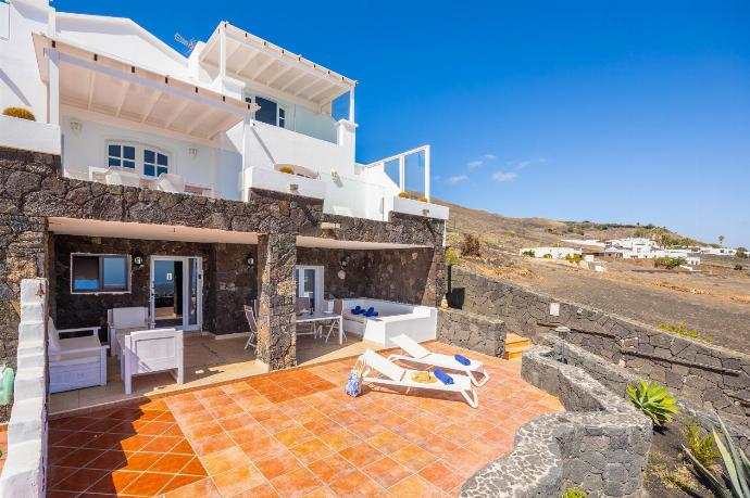 Unit 1: terrace area with panoramic sea views . - Villa Oasis de Asomada . (Photo Gallery) }}