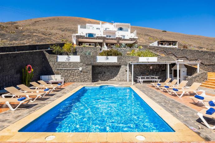 Beautiful villa with private pool, terraces, and garden with panoramic sea views . - Villa Oasis de Asomada . (Photo Gallery) }}