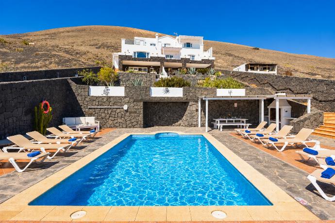Beautiful villa with private pool, terraces, and garden with panoramic sea views . - Villa Oasis de Asomada . (Galleria fotografica) }}